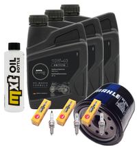 Inspektionspaket 3L 10W-40 + Ölfilter + 3x Zündkerze für Yamaha MT-09 847 ccm Bj. 2014