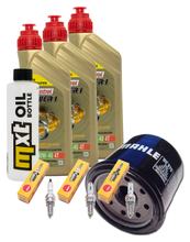 Pacchetto di ispezione 3L 10W-40 + filtro olio + 3x candela per Yamaha MT-09 847 / 850 ccm Anno 2015 - 2016