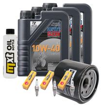 Inspektionspaket 3L 10W-40 + Ölfilter + 3x Zündkerze für Yamaha MT-09 847 / 850 ccm Bj. 2015 - 2016