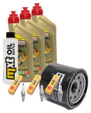 Pacchetto di ispezione 3L 10W-40 + filtro olio + 3x candela per Yamaha MT-09 847 / 850 ccm Anno 2015 - 2016