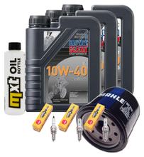 Inspektionspaket 3L 10W-40 + Ölfilter + 3x Zündkerze für Yamaha MT-09 847 / 850 ccm Bj. 2015 - 2016