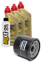 Pacchetto di ispezione 3L 10W-40 + filtro olio + 3x candela per Yamaha MT-09 847 / 850 ccm Anno 2015 - 2016