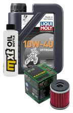 Inspectiepakket 1L 10W-40 + oliefilter + 1x bougie voor Yamaha MT- ABS 125 ccm Bj. 2014