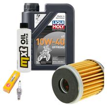 Inspection package 1L 10W-40 + oil filter + 1x spark plug for Yamaha MT- ABS 125 ccm Year 2014