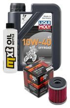 Inspectiepakket 1L 10W-40 + oliefilter + 1x bougie voor Yamaha MT- ABS 125 ccm Bj. 2014