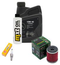 Inspectiepakket 1L 10W-40 + oliefilter + 1x bougie voor Yamaha MT- ABS 125 ccm Bj. 2014