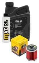 Inspectiepakket 1L 10W-40 + oliefilter + 1x bougie voor Yamaha MT- ABS 125 ccm Bj. 2014