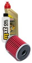 Inspectiepakket 1L 10W-40 + oliefilter + 1x bougie voor Yamaha MT- ABS 125 ccm Bj. 2015