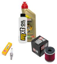 Inspection package 1L 10W-40 + oil filter + 1x spark plug for Yamaha MT- ABS 125 ccm Year 2015