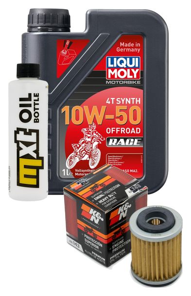 Pacchetto di ispezione 1L 10W-50+filtro olio per Yamaha SR SE 125 ccm Anno 1987 - 1996