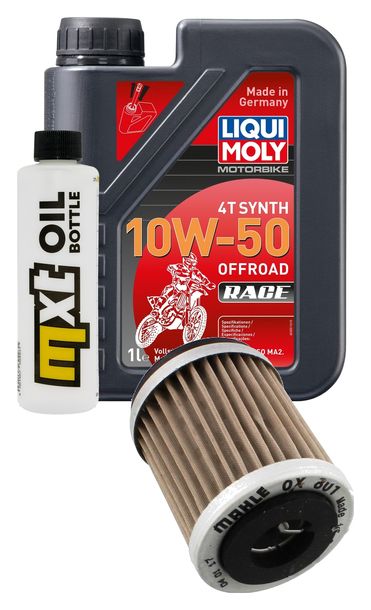 Paquet d'inspection 1L 10W-50+filtre à huile pour Yamaha SR SE 125 ccm Année 1987 - 1996