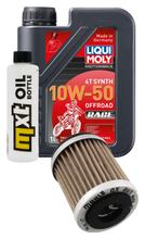 Inspectiepakket 1L 10W-50 + Oliefilter voor Yamaha SR SE 125 ccm Bj. 1987 - 1996
