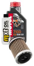 Inspectiepakket 1L 10W-50 + Oliefilter voor Yamaha SR SE 125 ccm Bj. 1987 - 1996