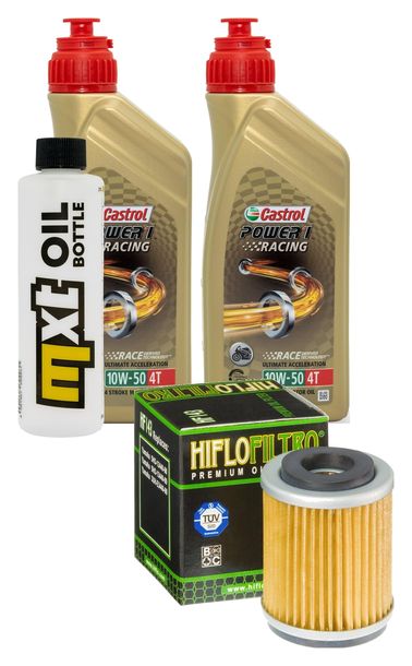 Inspektionspaket 2L 10W-50 + Ölfilter für Yamaha TW SR SE 125 ccm Bj. 1997 - 2003