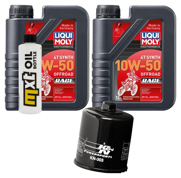 Inspektionspaket 2L 10W-50 + Ölfilter für Yamaha SR SE 125 ccm Bj. 1998 - 2000