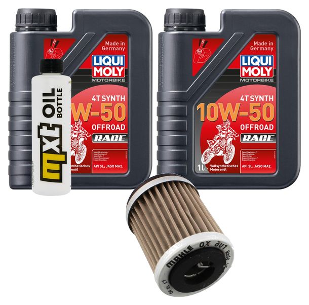 Inspektionspaket 2L 10W-50 + Ölfilter für Yamaha SR SE 125 ccm Bj. 1998 - 2000