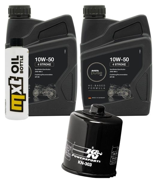 Inspektionspaket 2L 10W-50 + Ölfilter für Yamaha SR SE 125 ccm Bj. 1998 - 2000