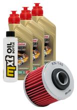 Pacchetto di ispezione 3L 10W-50+filtro olio per Yamaha SR TT RE 400 / 600 ccm Anno 2003 - 2014