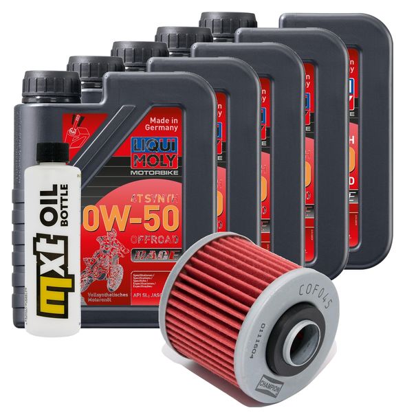 Pacchetto di ispezione 5L 10W-50 + filtro olio per Yamaha TDM 900 ccm Anno 2003 - 2004