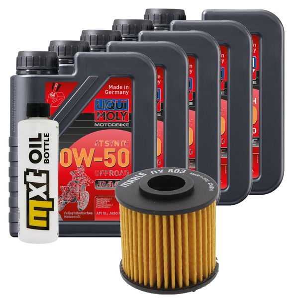Inspektionspaket 5L 10W-50 + Ölfilter für Yamaha TDM 900 ccm Bj. 2003 - 2004