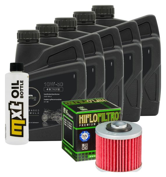 Inspektionspaket 5L 10W-50 + Ölfilter für Yamaha TDM 900 ccm Bj. 2003 - 2004