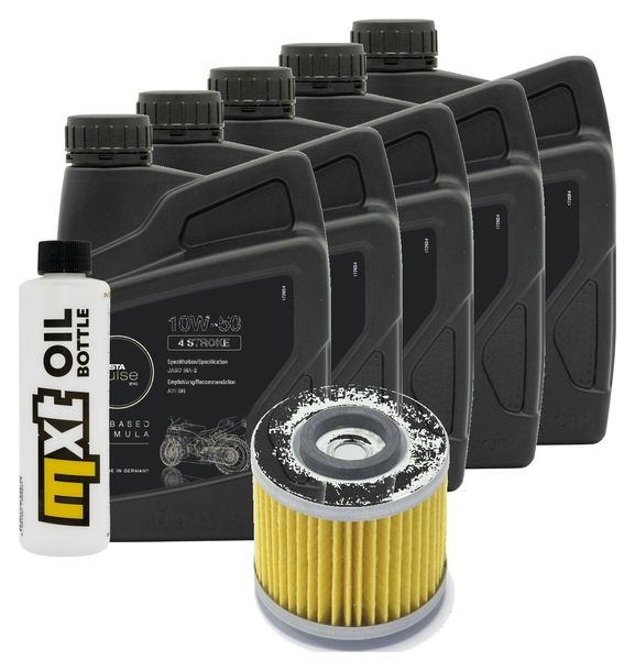 Inspektionspaket 5L 10W-50 + Ölfilter für Yamaha TDM 900 ccm Bj. 2003 - 2004
