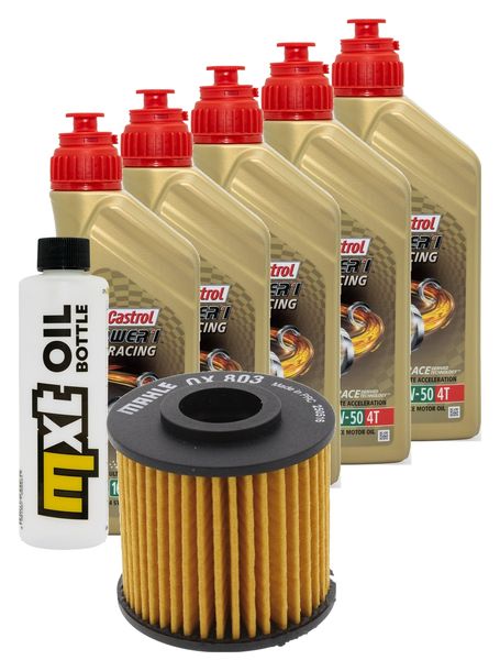 Inspektionspaket 5L 10W-50 + Ölfilter für Yamaha TDM 900 ccm Bj. 2003 - 2004