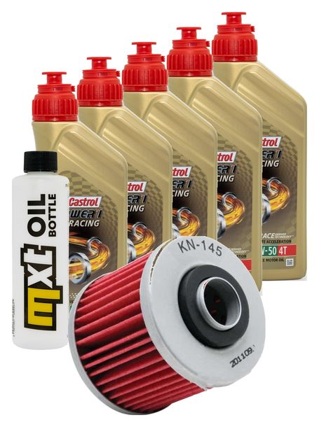 Inspektionspaket 5L 10W-50 + Ölfilter für Yamaha TDM 900 ccm Bj. 2003 - 2004