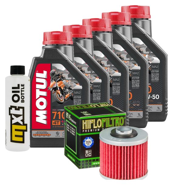 Inspektionspaket 5L 10W-50 + Ölfilter für Yamaha TDM 900 ccm Bj. 2003 - 2004