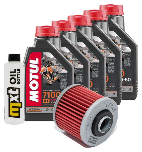 Inspektionspaket 5L 10W-50 + Ölfilter für Yamaha TDM 900 ccm Bj. 2003 - 2004