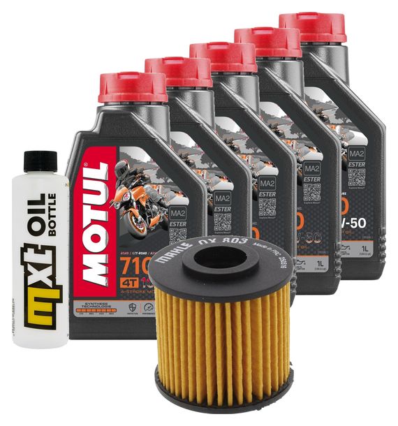 Inspektionspaket 5L 10W-50 + Ölfilter für Yamaha TDM 900 ccm Bj. 2003 - 2004