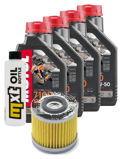 Inspektionspaket 4L 10W-50 + Ölfilter für Yamaha TRX 850 ccm Bj. 1995