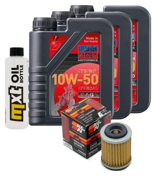 Inspektionspaket 3L 10W-50 + Ölfilter für Yamaha TT E 600 ccm Bj. 1996 - 1998