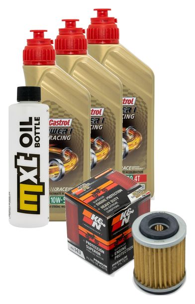 Inspektionspaket 3L 10W-50 + Ölfilter für Yamaha TT E 600 ccm Bj. 1996 - 1998