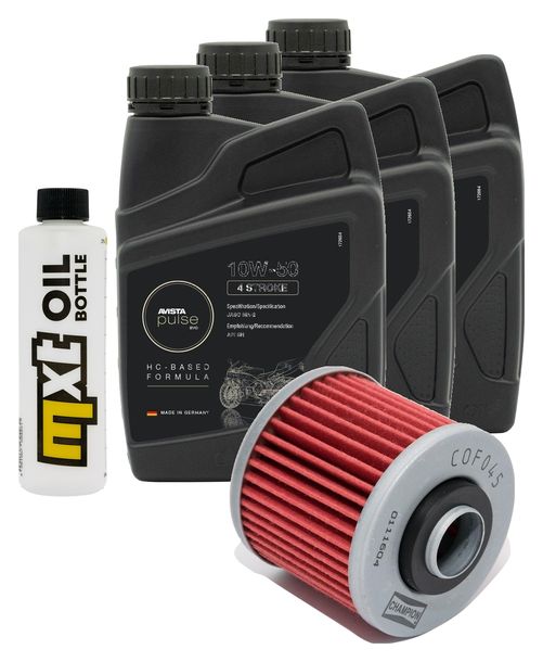 Inspektionspaket 3L 10W-50 + Ölfilter für Yamaha TT E 600 ccm Bj. 1996 - 1998