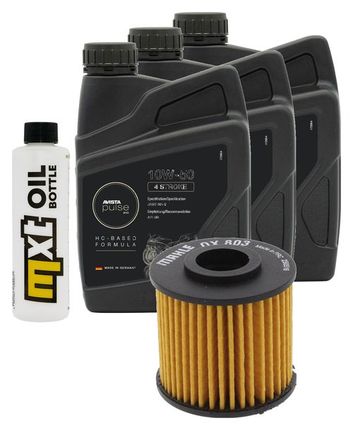 Inspektionspaket 3L 10W-50 + Ölfilter für Yamaha TT E 600 ccm Bj. 1996 - 1998