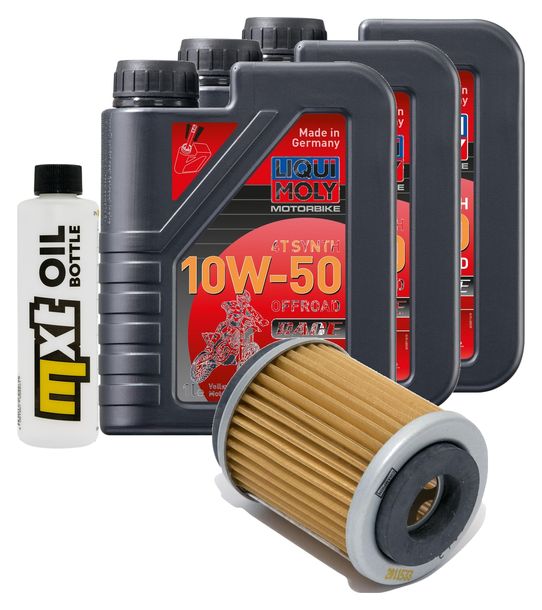 Inspektionspaket 3L 10W-50 + Ölfilter für Yamaha TT R 600 ccm Bj. 1999 - 2002