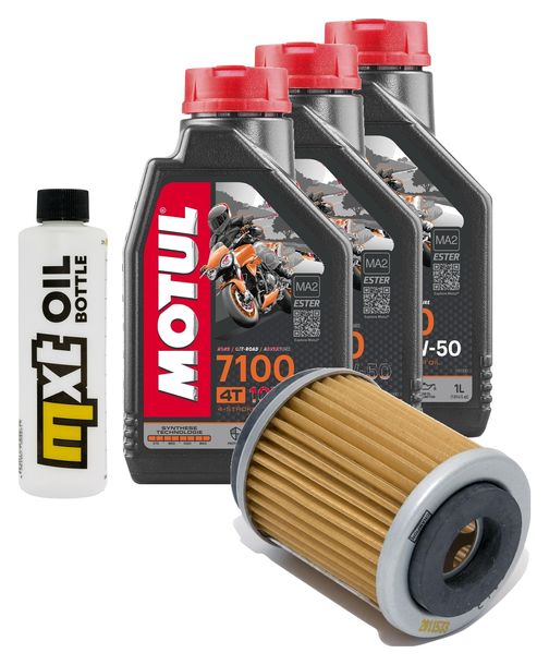 Pacchetto di ispezione 3L 10W-50+filtro olio per Yamaha TT R 600 ccm Anno 1999 - 2002