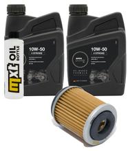 Inspektionspaket 2L 10W-50 + Ölfilter für Yamaha TW 125 ccm Bj. 1998