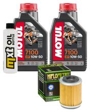 Paquet d'inspection 2L 10W-50+filtre à huile pour Yamaha TW 125 ccm Année 1998