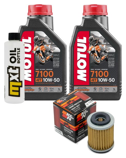 Inspektionspaket 2L 10W-50 + Ölfilter für Yamaha TW 125 ccm Bj. 2004