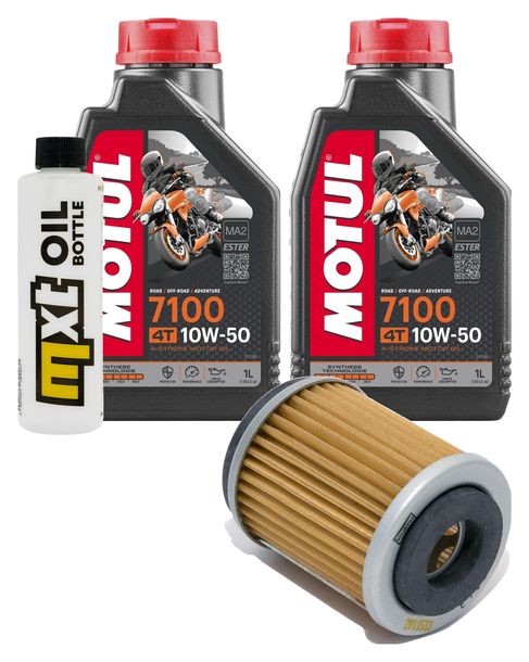 Inspektionspaket 2L 10W-50 + Ölfilter für Yamaha TW 125 ccm Bj. 2004