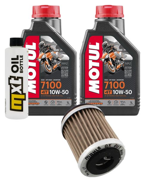 Inspektionspaket 2L 10W-50 + Ölfilter für Yamaha TW 125 ccm Bj. 2004