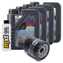 Inspektionspaket 4L 10W-30 + Ölfilter für Yamaha Venture Royale XVZ13TD 1300 ccm Bj. 1989 - 1992