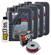 Inspektionspaket 4L 10W-30 + Ölfilter für Yamaha Venture Royale XVZ13TD 1300 ccm Bj. 1989 - 1992