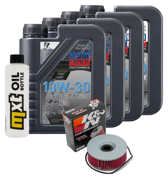 4L 10W-30 Inspection Package+ oil filter for Yamaha VMX V-Max 1200 ccm Year 1986 - 1987