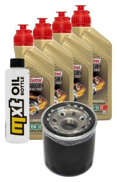 Inspektionspaket 4L 10W-50 + Ölfilter für Yamaha VMX V-Max 1200 ccm Bj. 2002