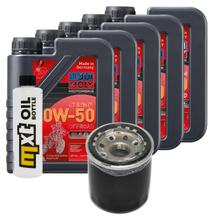 Pacchetto di ispezione 5L 10W-50 + filtro olio per Yamaha VMX V-Max 1700 ccm Anno 2009 - 2012