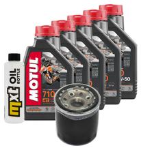 Pacchetto di ispezione 5L 10W-50 + filtro olio per Yamaha VMX V-Max 1700 ccm Anno 2009 - 2012
