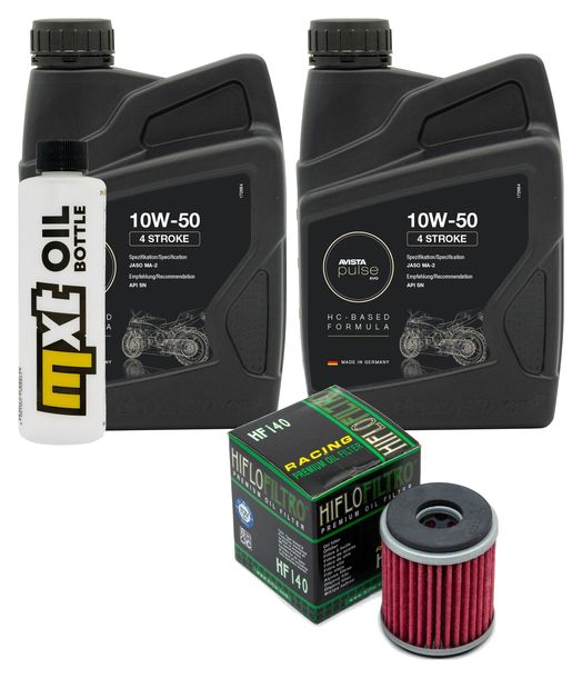 Inspektionspaket 2L 10W-50 + Ölfilter für Yamaha WR F YZ 250 ccm Bj. 2009 - 2015